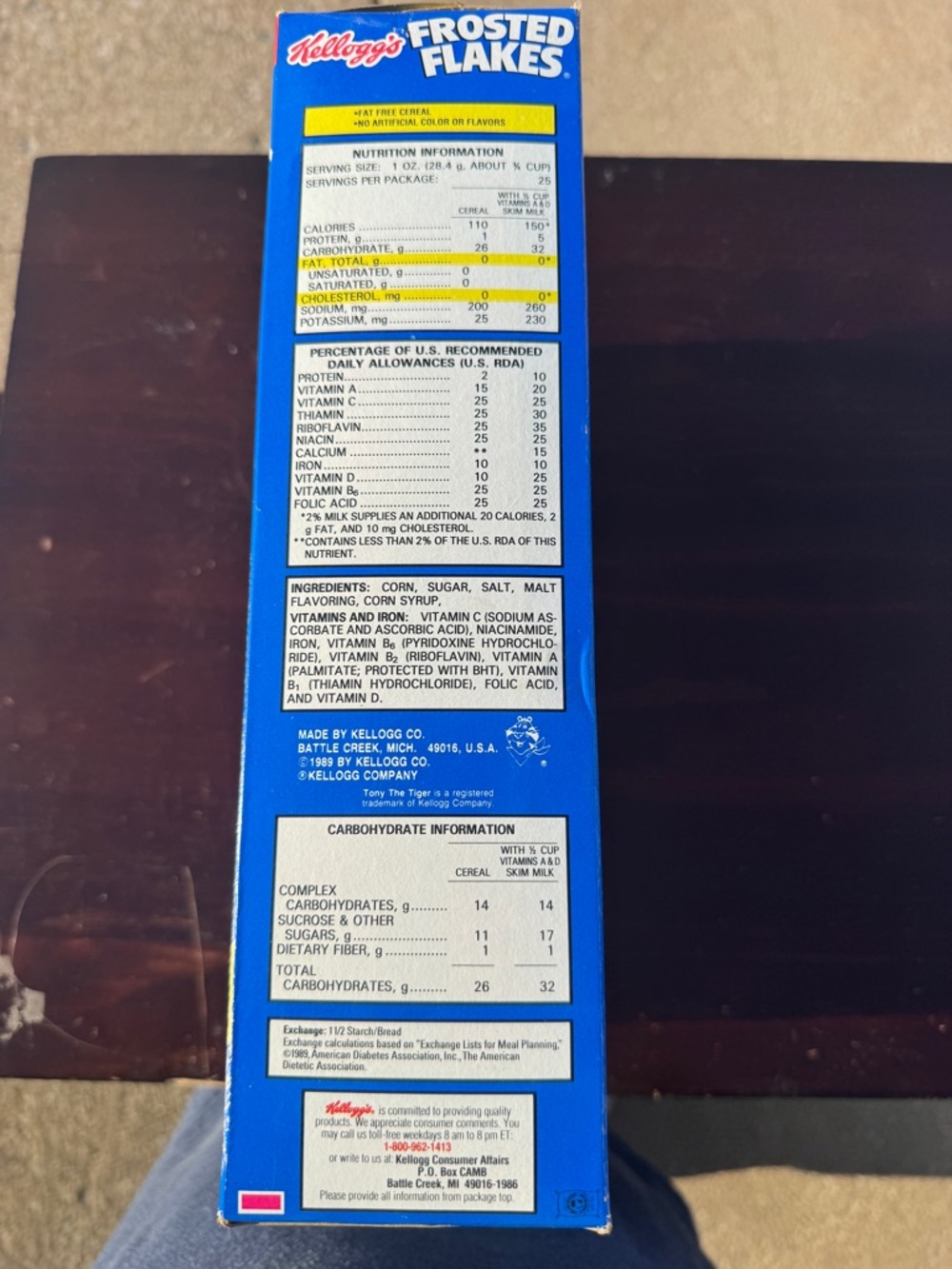 Pittsburgh Penguins Limited Edition Frosted Flakes box. No cereal - Picture 2 of 6